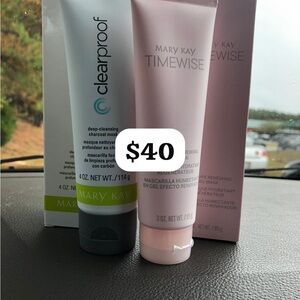 Mary Kay Skincare Duo - Pink & White Tubes